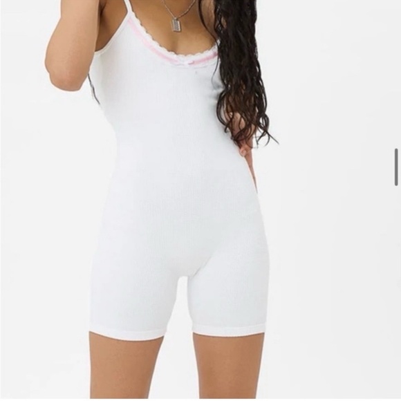 Frankie’s Bikini x GiGi Hadid Waffle Romper Size M - Picture 2 of 6